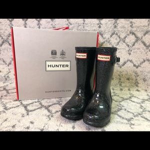 Kids Hunter Boots Original Starcloud sparkles size 12 kids